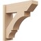 Ekena Millwork 8-in W x 26-in D x 26-in H Balboa Slat Rough Cedar Woodgrain TimberThane Outlooker, Primed Tan OUTUR080X26X26BOA24RCPR - alternate 1